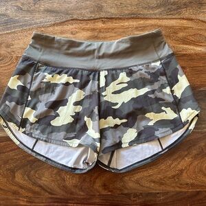 Lululemon speed up shorts sz 6